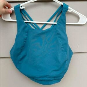 lululemon athletica Teal Strappy Sports Bra